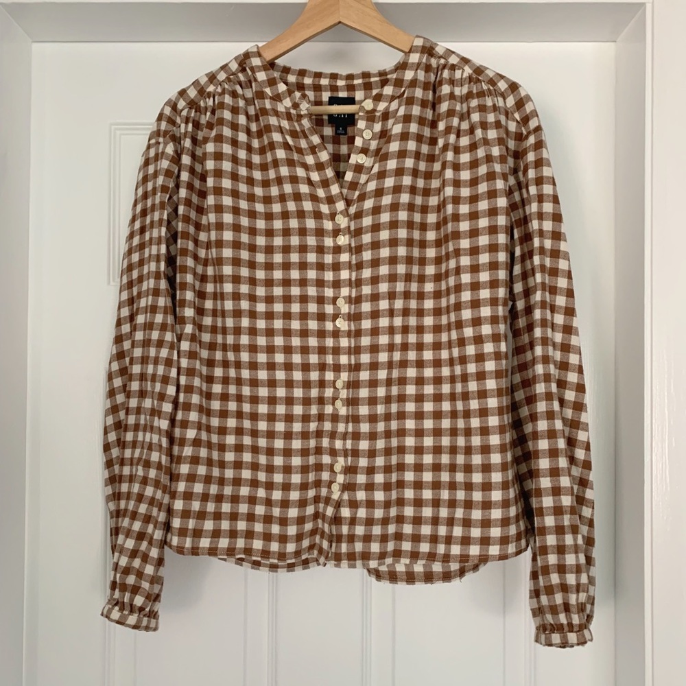 Gap Double Button Flannel Top - image 3